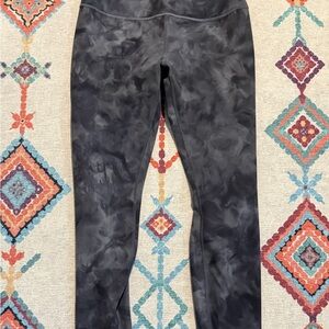 lululemon Wunder Train High Rise Leggings size 12 Diamond Dye